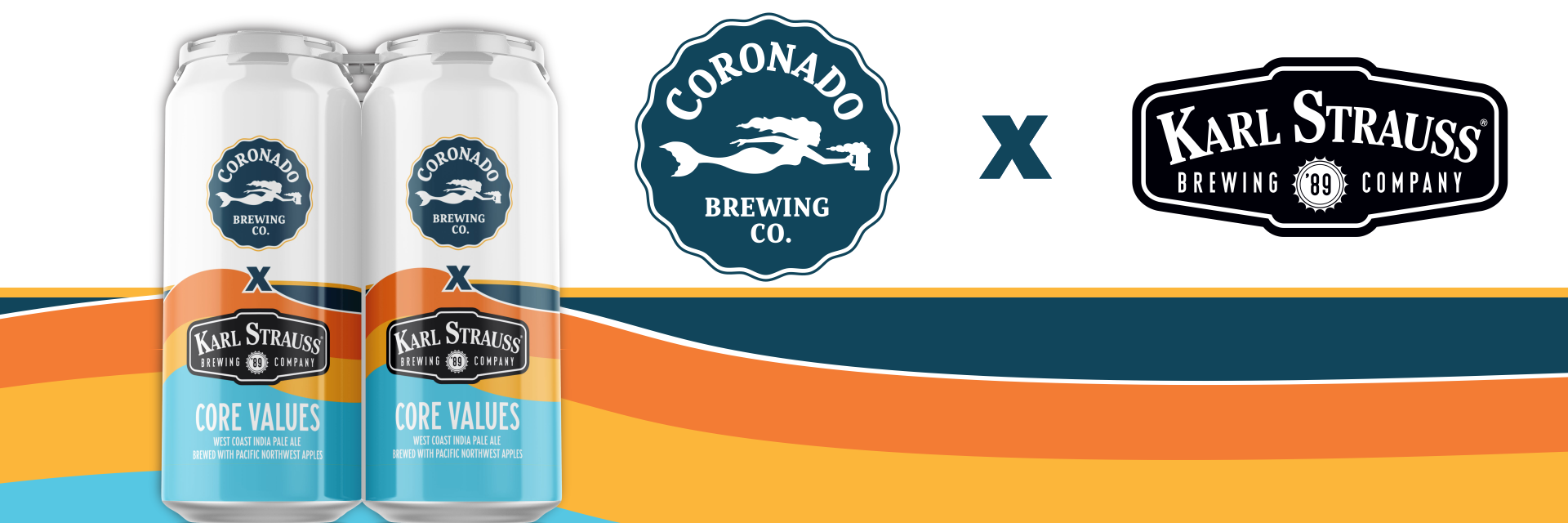 Coronado Brewing and Karl Strauss Collaborate on Core Values IPA